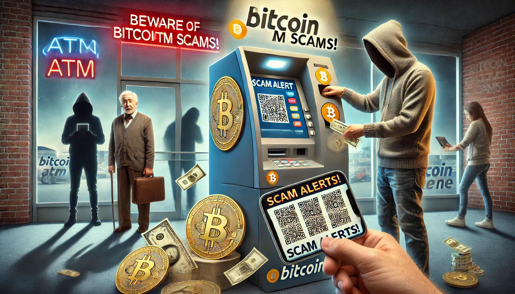 A bitcoin ATM is a hub for fraud.