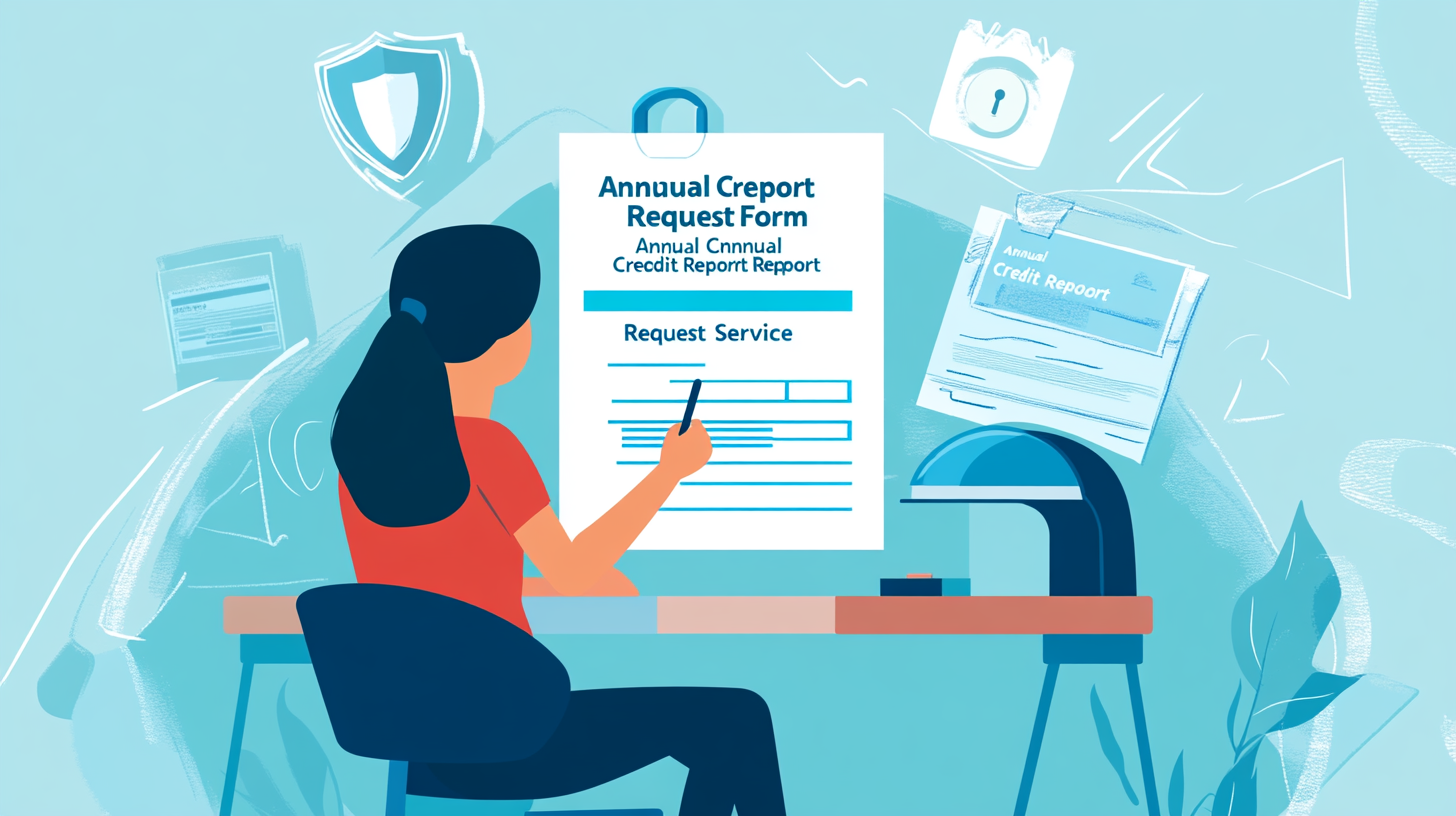 Locked out of annual credit report, request your report online.